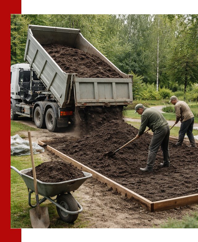 Доставка грунта для озеленения и благоустройства в Элисте