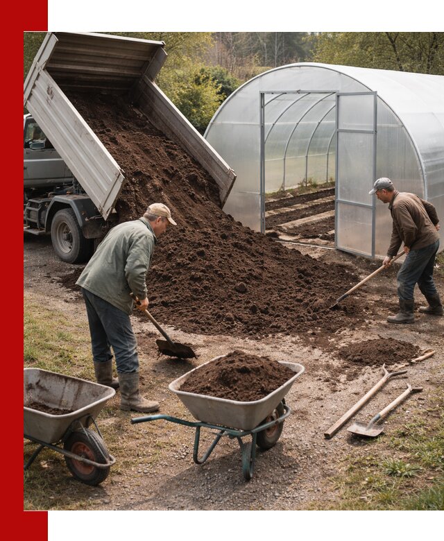Грунт для теплицы с доставкой в Элисте — плодородный субстрат под растения