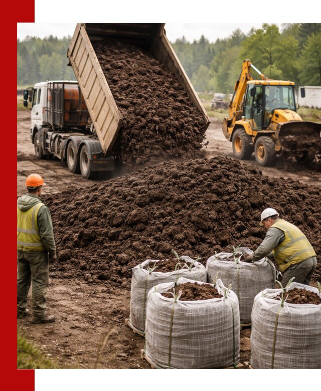 Доставка нейтрального торфа в Элисте оптом и в розницу