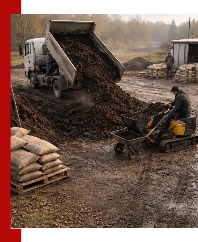 Кислый торф в доставке по выгодным ценам в Элисте