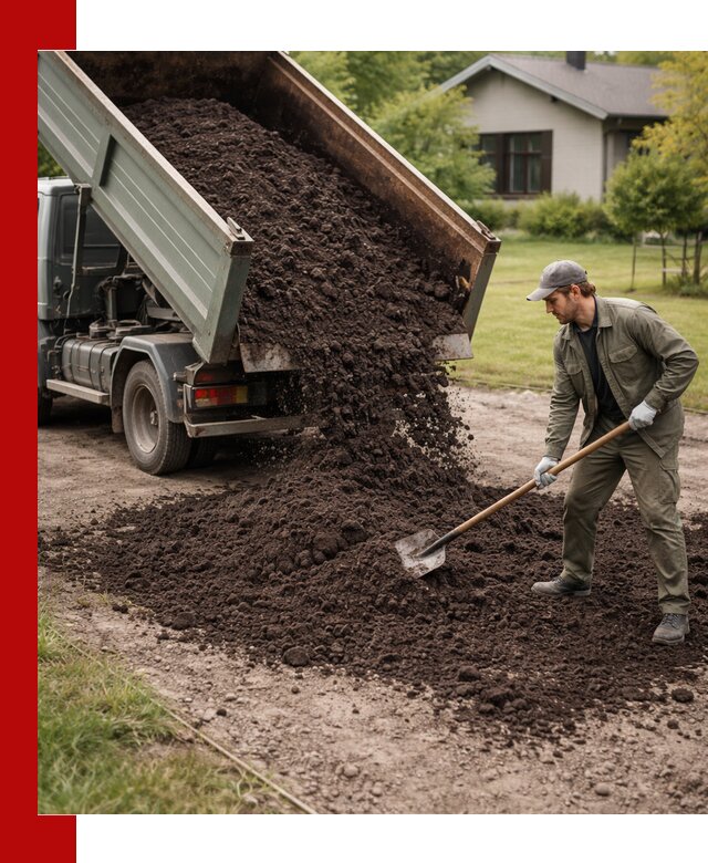 Чернозем для газона с доставкой в Элисте быстро и качественно