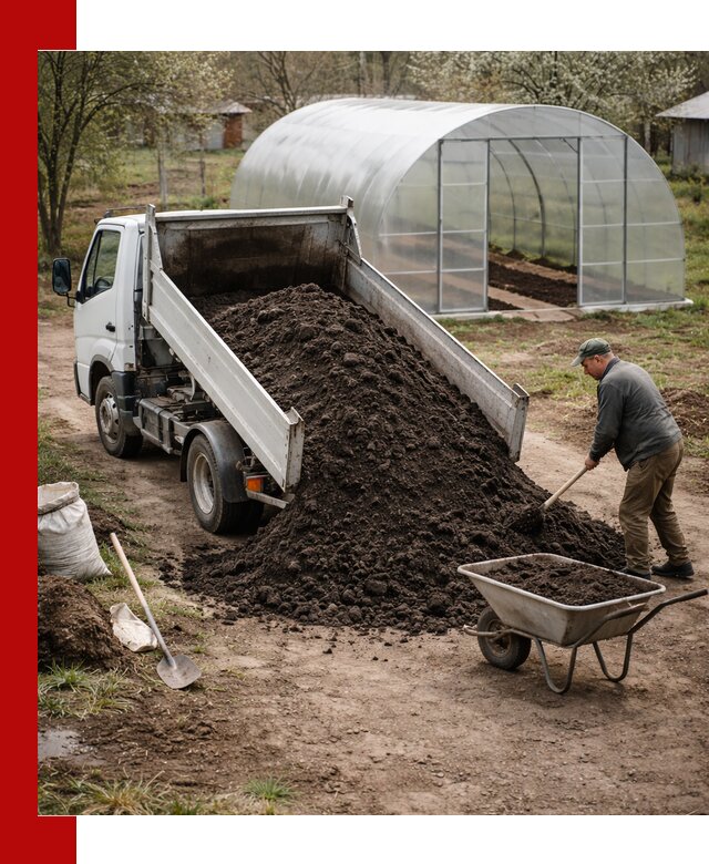 Чернозем для теплицы с доставкой в Элисте