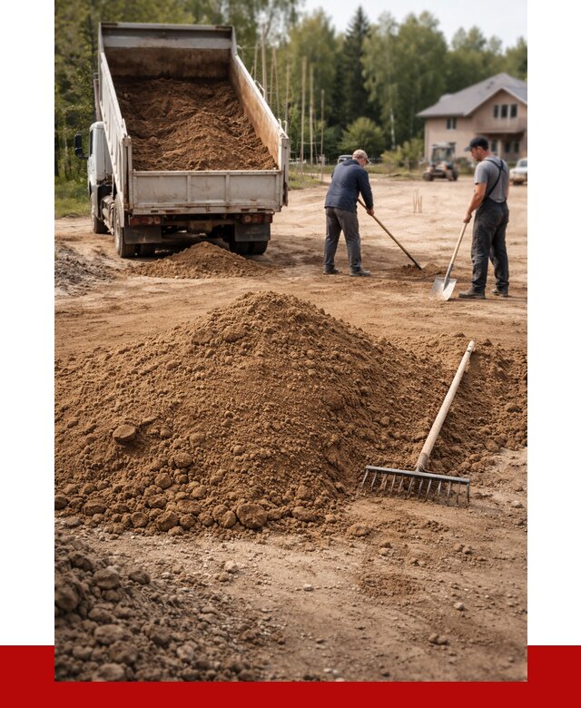 Суглинок для планировки в Элисте с доставкой от 4350 р. | ПРОНЕРУДЭлс