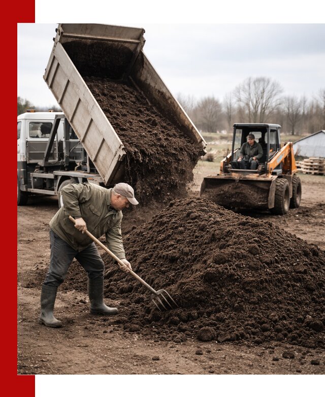 Доставка и продажа перегноя в Элисте быстро и дешево