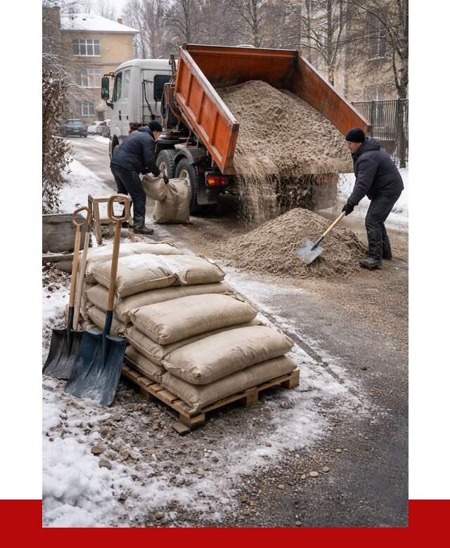 Противогололедные материалы оптом в Элисте от 4350 р. | ПРОНЕРУДЭлс