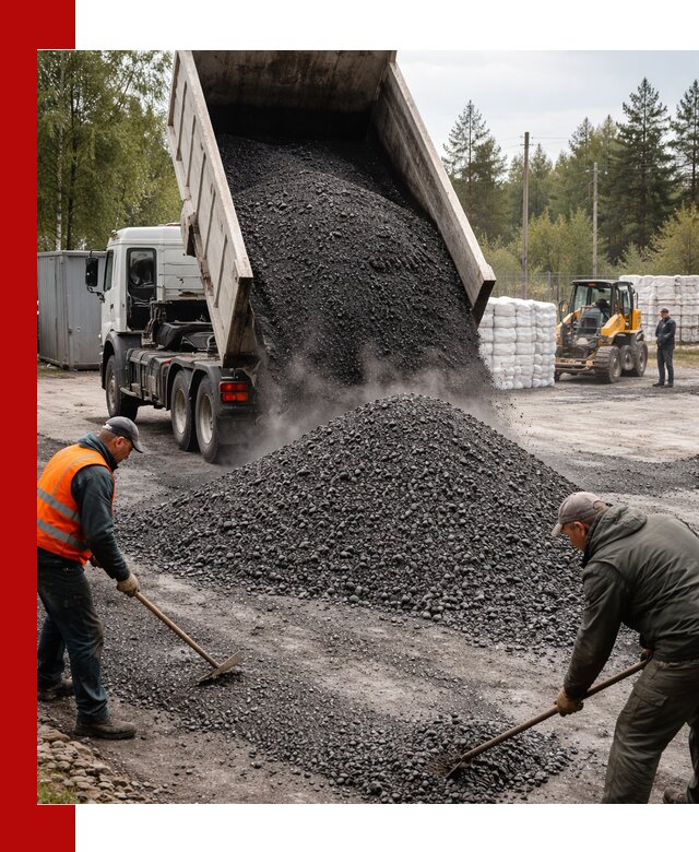 Доставка и продажа асфальтного гранулята в Элисте