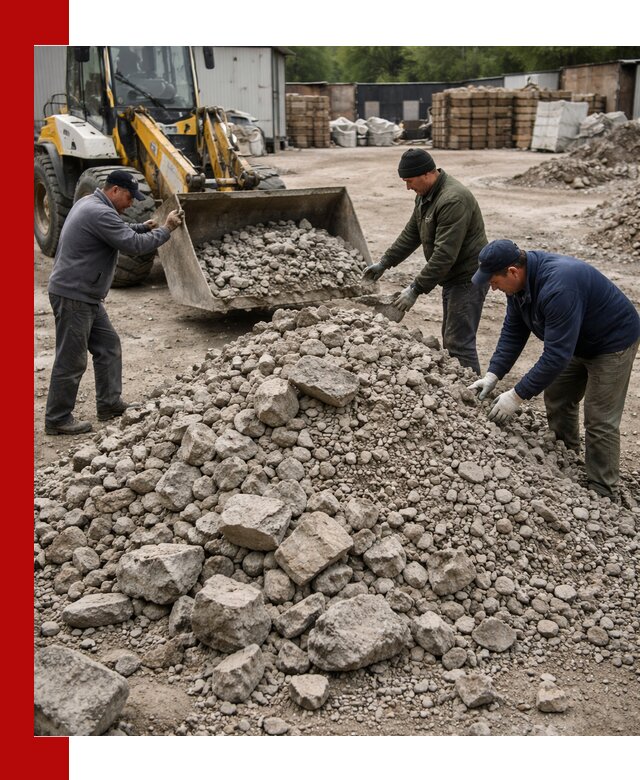 Демонтаж и вывоз бой бетона в Элисте