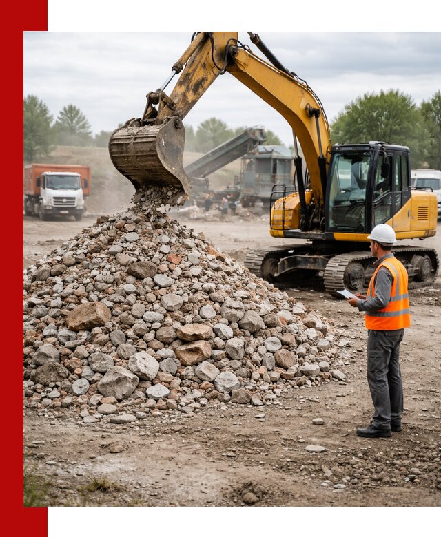 Доставка и вывоз строительного боя в Элисте