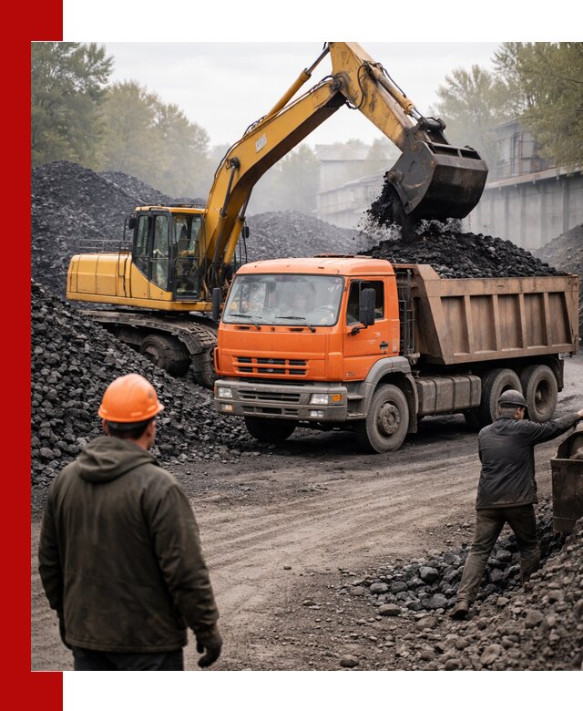 Доставка угля автотранспортом в Элисте быстро и выгодно