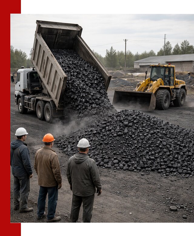 Доставка угля антрацита в Элисте с самосвалами и погрузкой