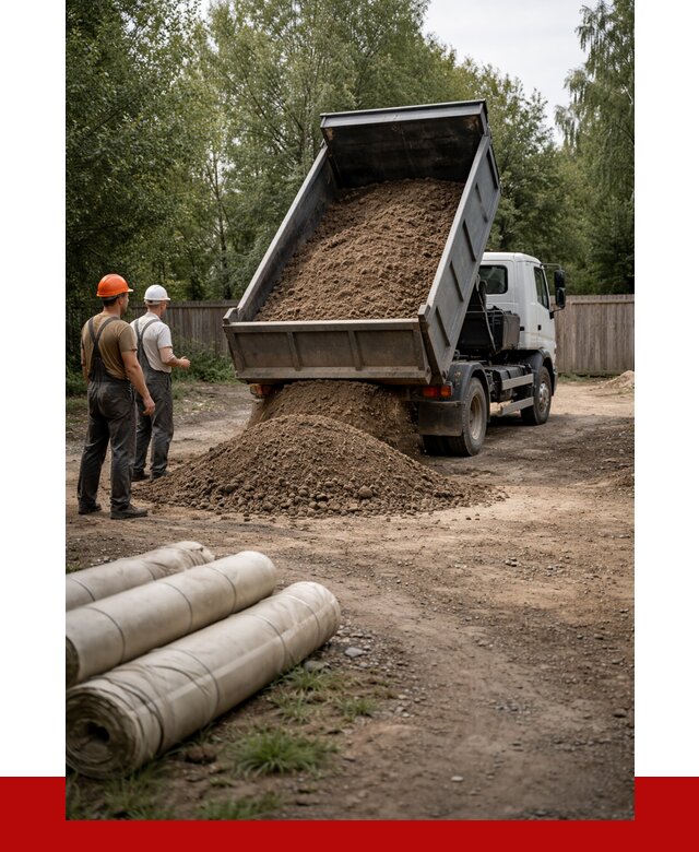 Доставка сыпучих материалов самосвалом в [cvi] от 4350 р. | ПРОНЕРУДЭлс