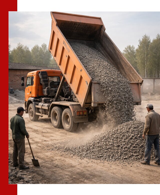 Доставка самосвалом 20 м3 в Элисте быстро и надежно