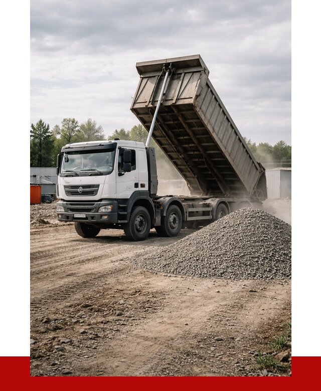 Доставка самосвалом 40 кубов в Элисте от 9320 р. | ПРОНЕРУДЭлс