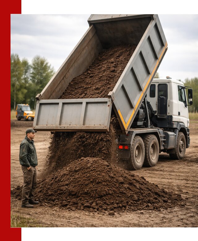 Аренда самосвала с водителем в Элисте для сыпучих грузов и навоза