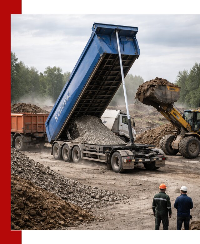 Аренда тонар 40 тонн в Элисте с доставкой материалов