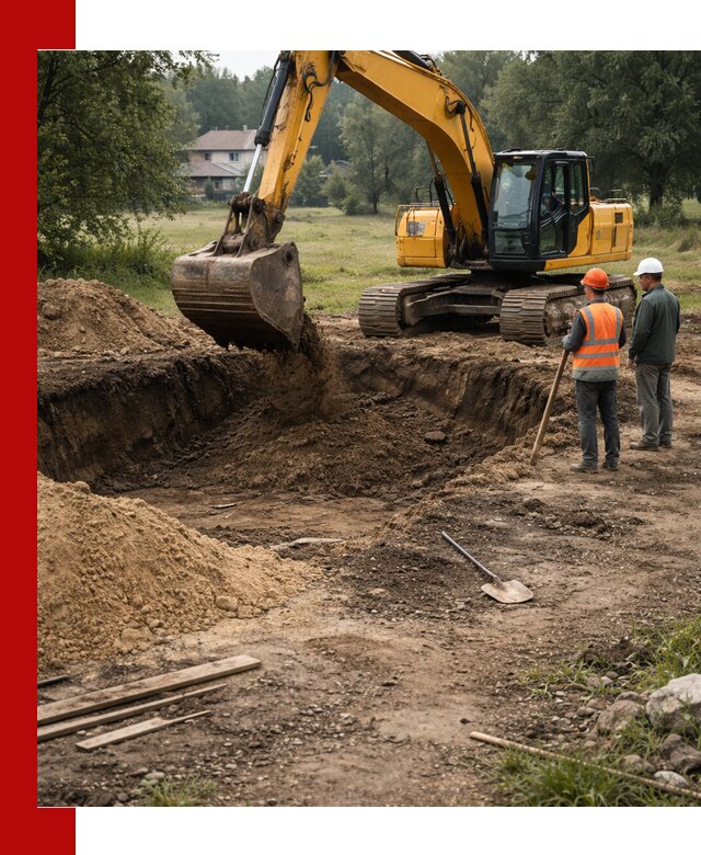 Рытье котлована под фундамент в Элисте (быстро и недорого)