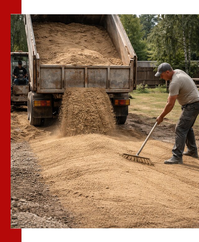 Отсыпка участка песком в Элисте быстро и качественно