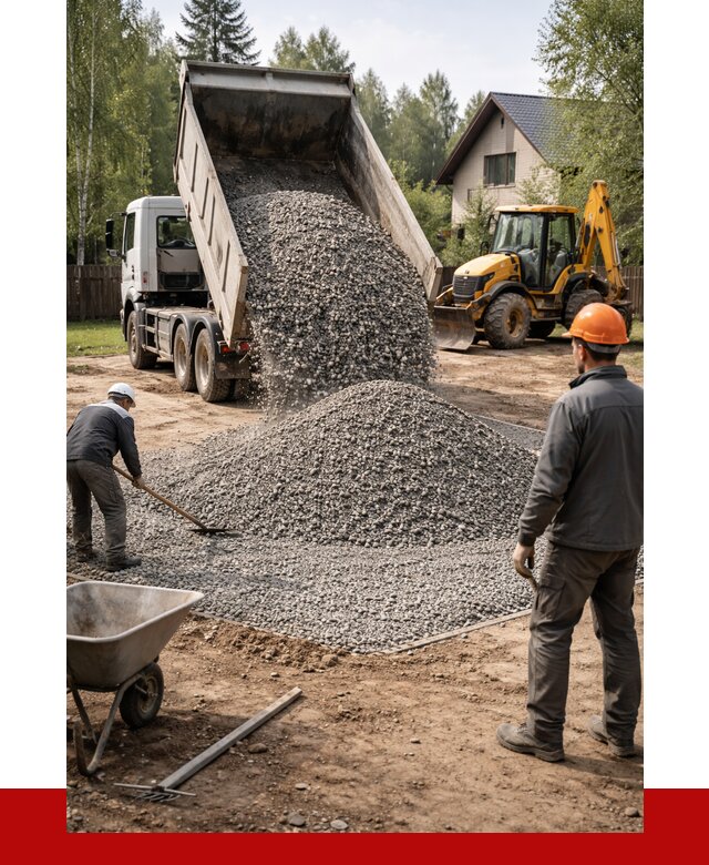 Отсыпка участка щебнем в Элисте от 6731 р. ПРОНЕРУДЭлс