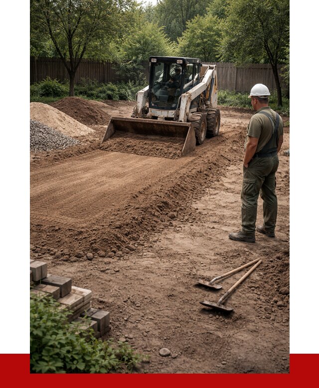Выравнивание участка под ключ в Элисте от 3625 р. | ПРОНЕРУДЭлс