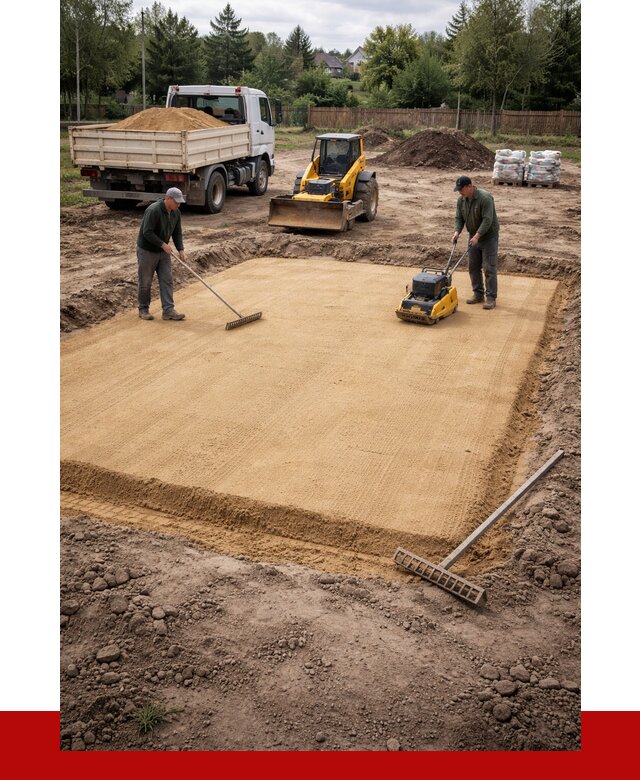 Устройство песчаной подушки в Элисте от 4660 р. ПРОНЕРУДЭлс