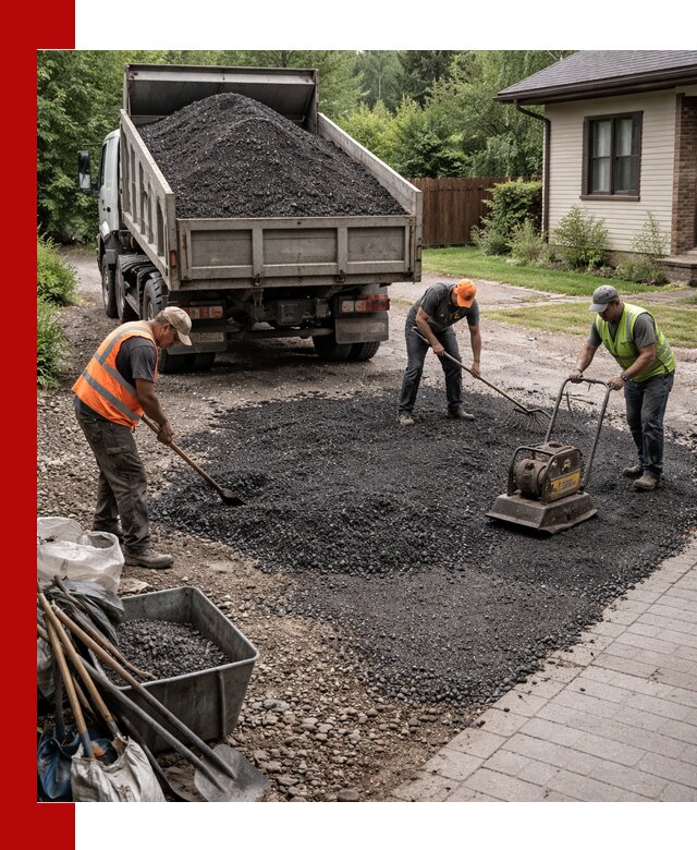 Асфальтовая крошка для двора с доставкой в Элисте